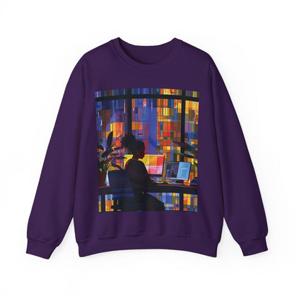 Computer Girl Shirt - Afrocentric Art by The Trini Gee