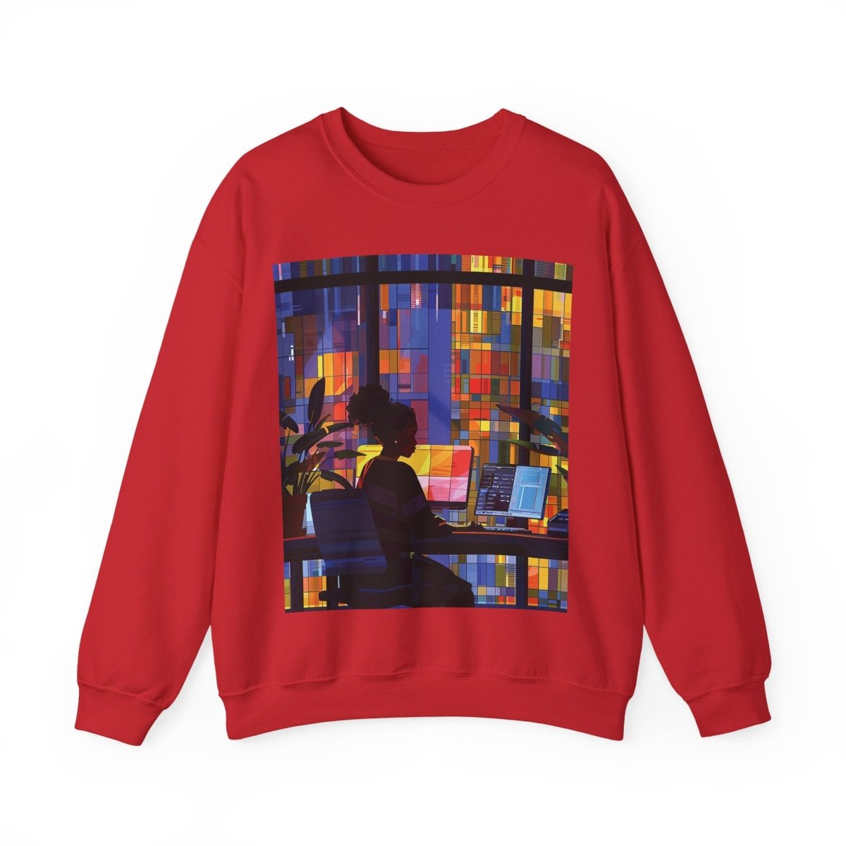 Computer Girl Shirt - Afrocentric Art by The Trini Gee