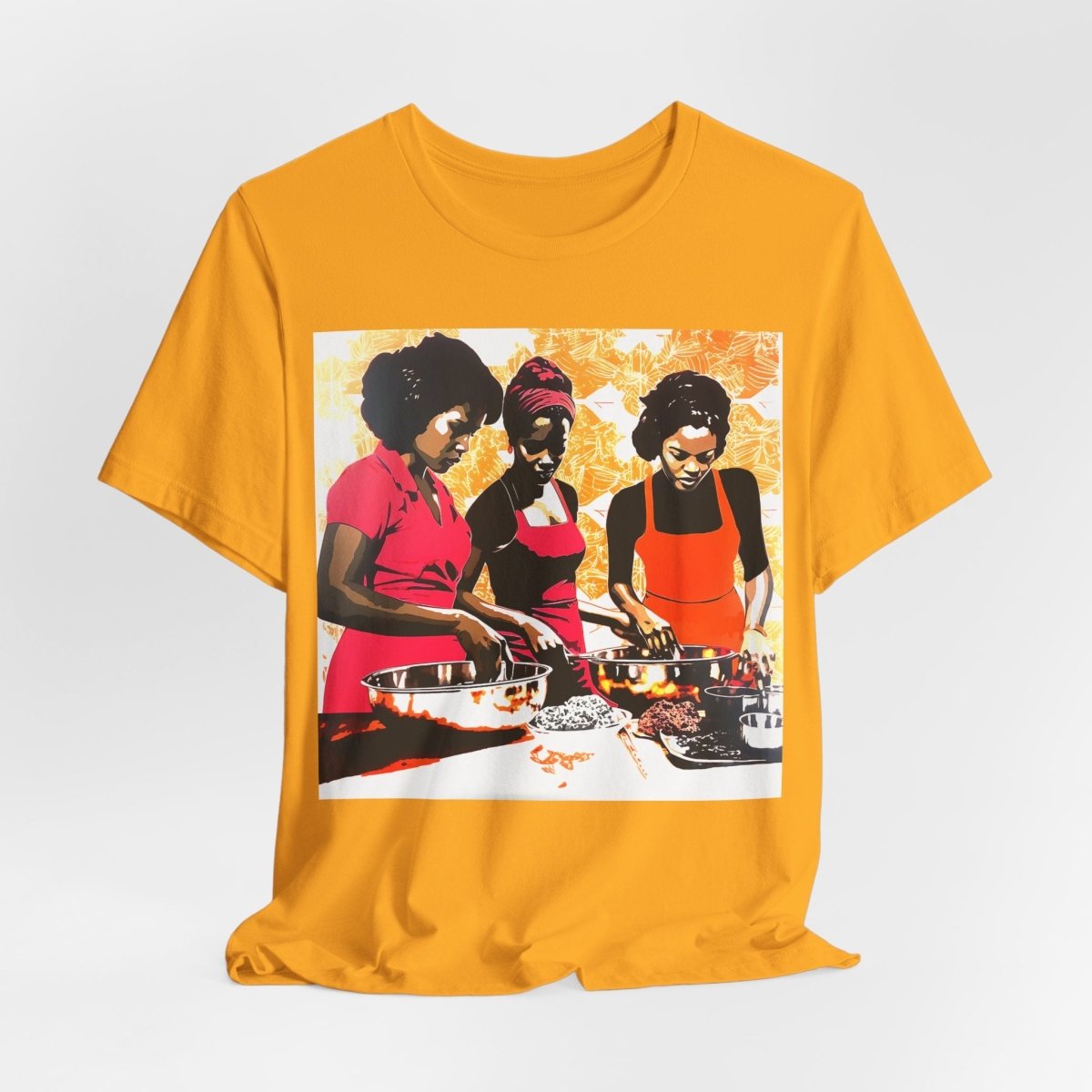 Cooking Women Shirt - Afrocentric Art by The Trini Gee