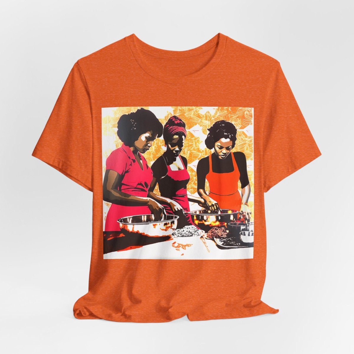 Cooking Women Shirt - Afrocentric Art by The Trini Gee
