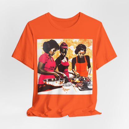 Cooking Women Shirt - Afrocentric Art by The Trini Gee