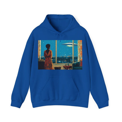 Cosmic Signal Hoodie - Afrocentric Art by The Trini Gee
