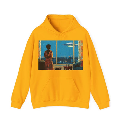 Cosmic Signal Hoodie - Afrocentric Art by The Trini Gee