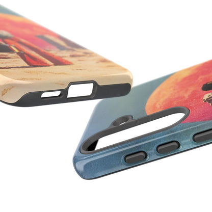 Cosmic Traveler Phone Case - Afrocentric Art by The Trini Gee