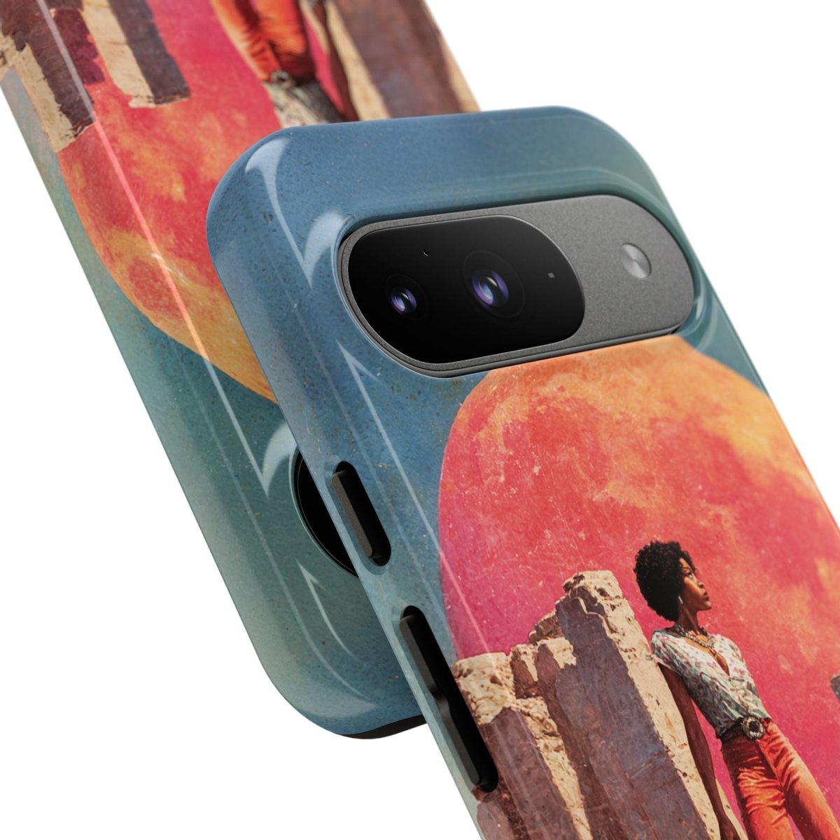 Cosmic Traveler Phone Case - Afrocentric Art by The Trini Gee