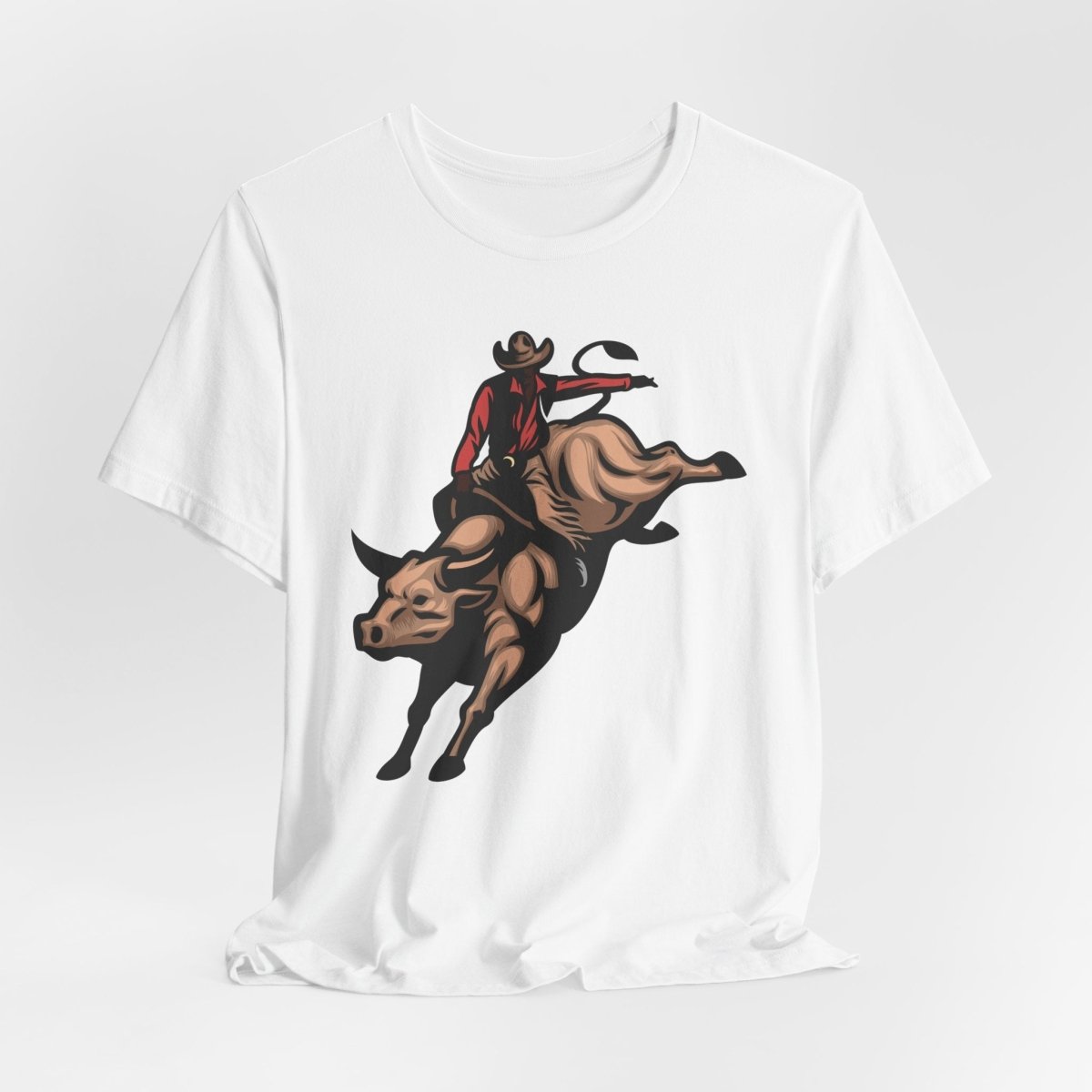 Cowboy Bull Ride Shirt - Afrocentric Art by The Trini Gee