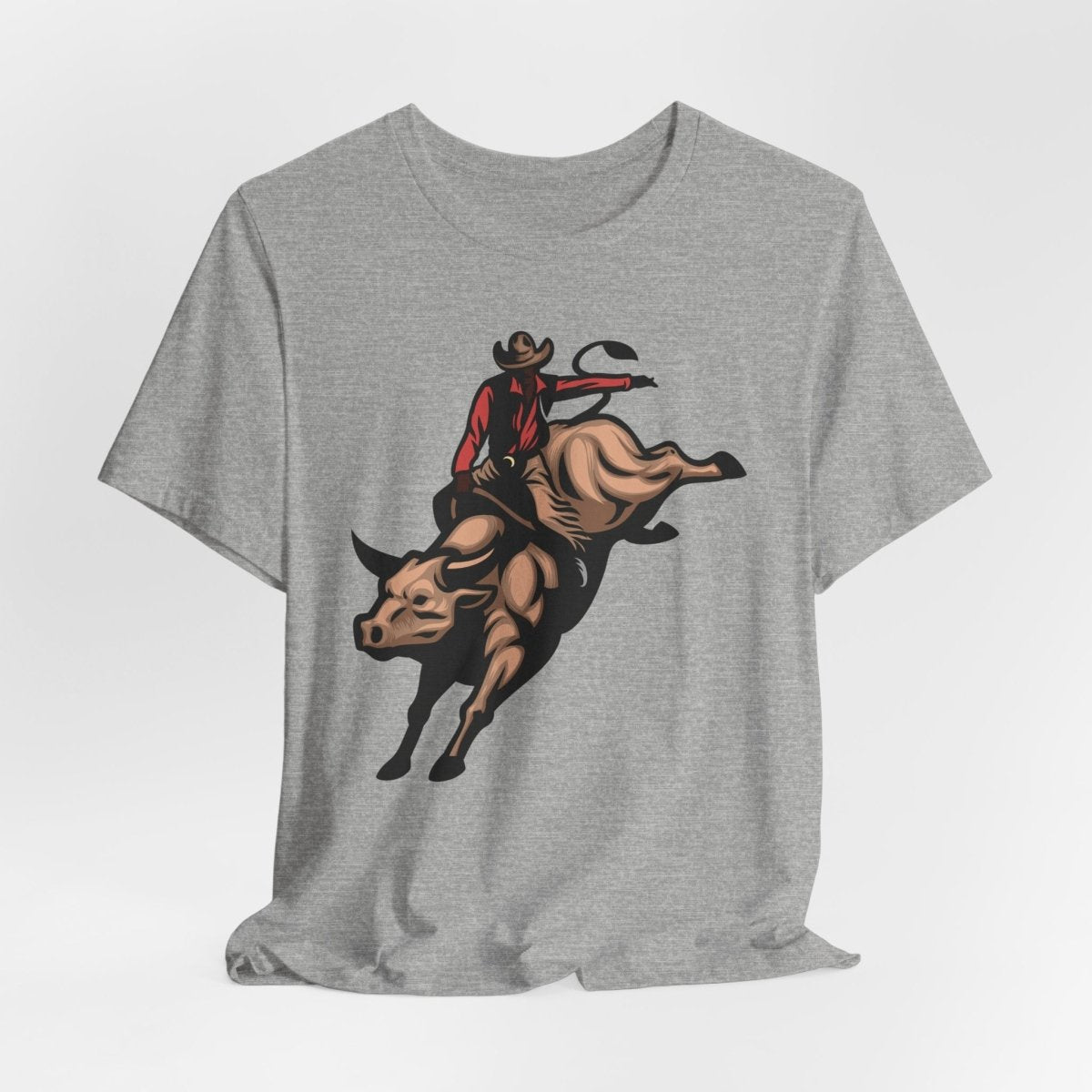 Cowboy Bull Ride Shirt - Afrocentric Art by The Trini Gee