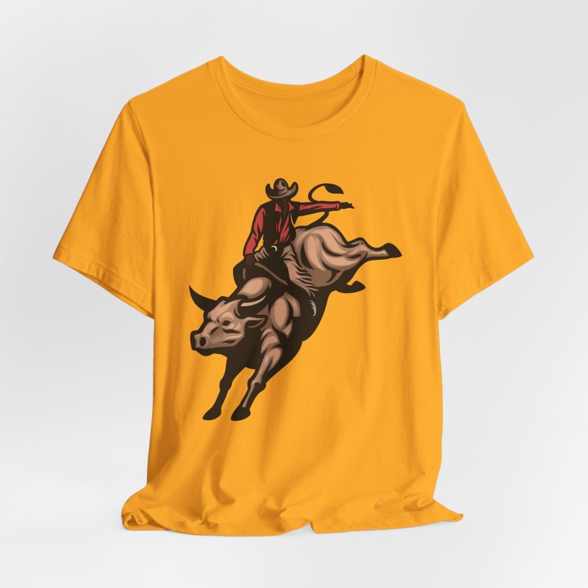 Cowboy Bull Ride Shirt - Afrocentric Art by The Trini Gee