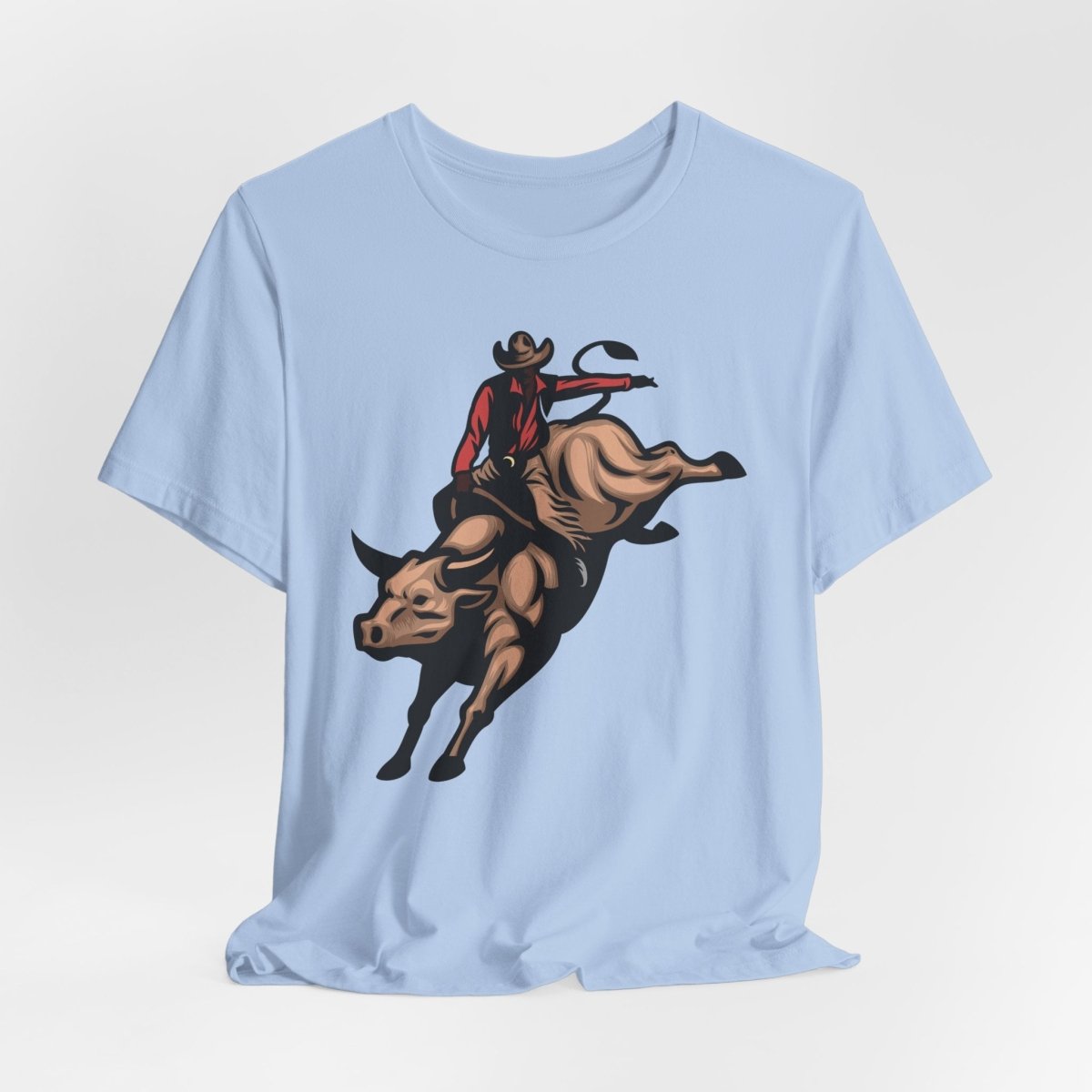 Cowboy Bull Ride Shirt - Afrocentric Art by The Trini Gee