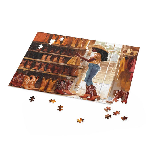 Cowgirl Shopping Puzzle - The Trini Gee