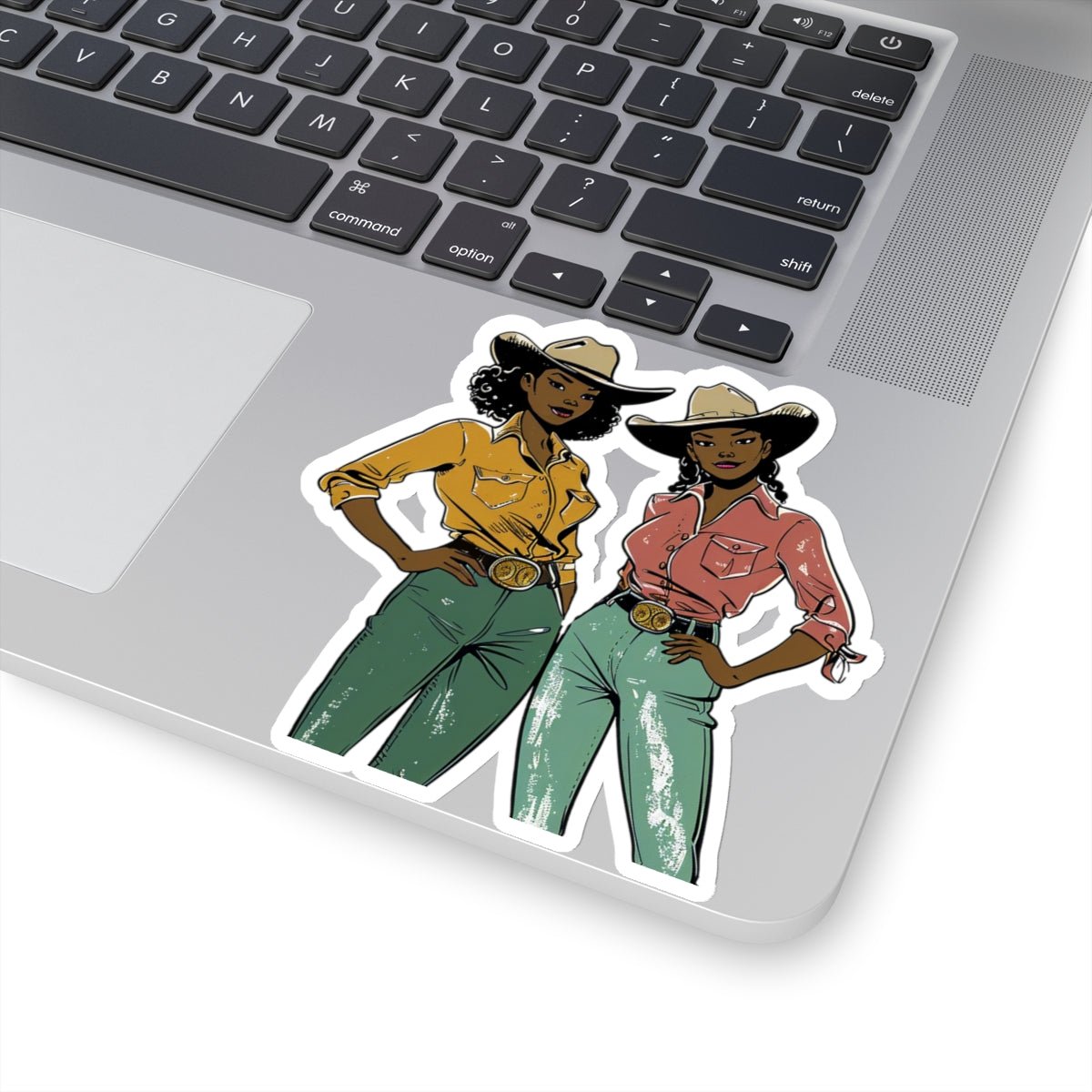 Cowgirls Sticker - Afrocentric Art by The Trini Gee