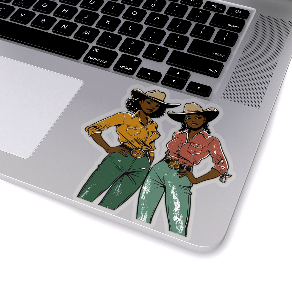 Cowgirls Sticker - Afrocentric Art by The Trini Gee
