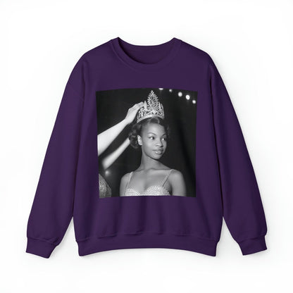 Crowned Queen Sweatshirt - Afrocentric Art by The Trini Gee