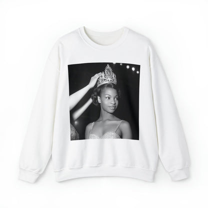 Crowned Queen Sweatshirt - Afrocentric Art by The Trini Gee
