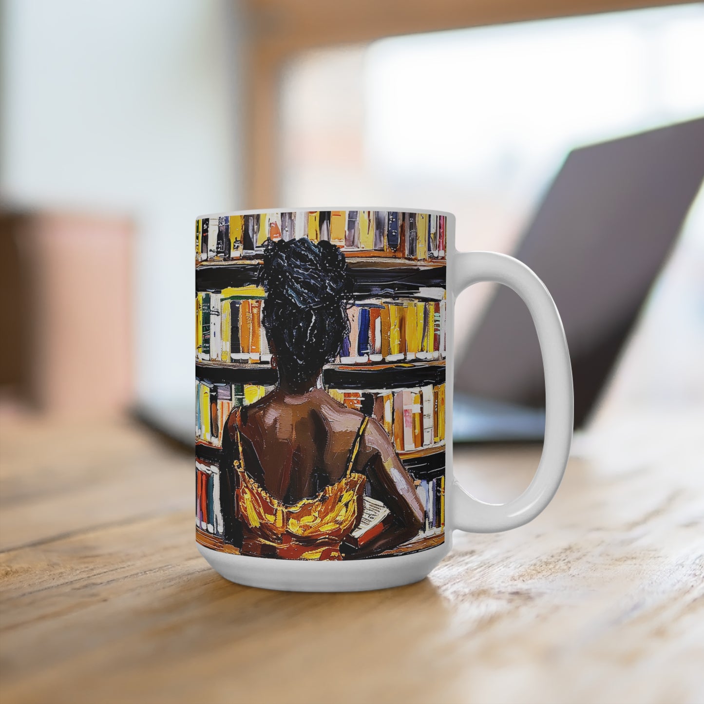 Black Bookstore Mug