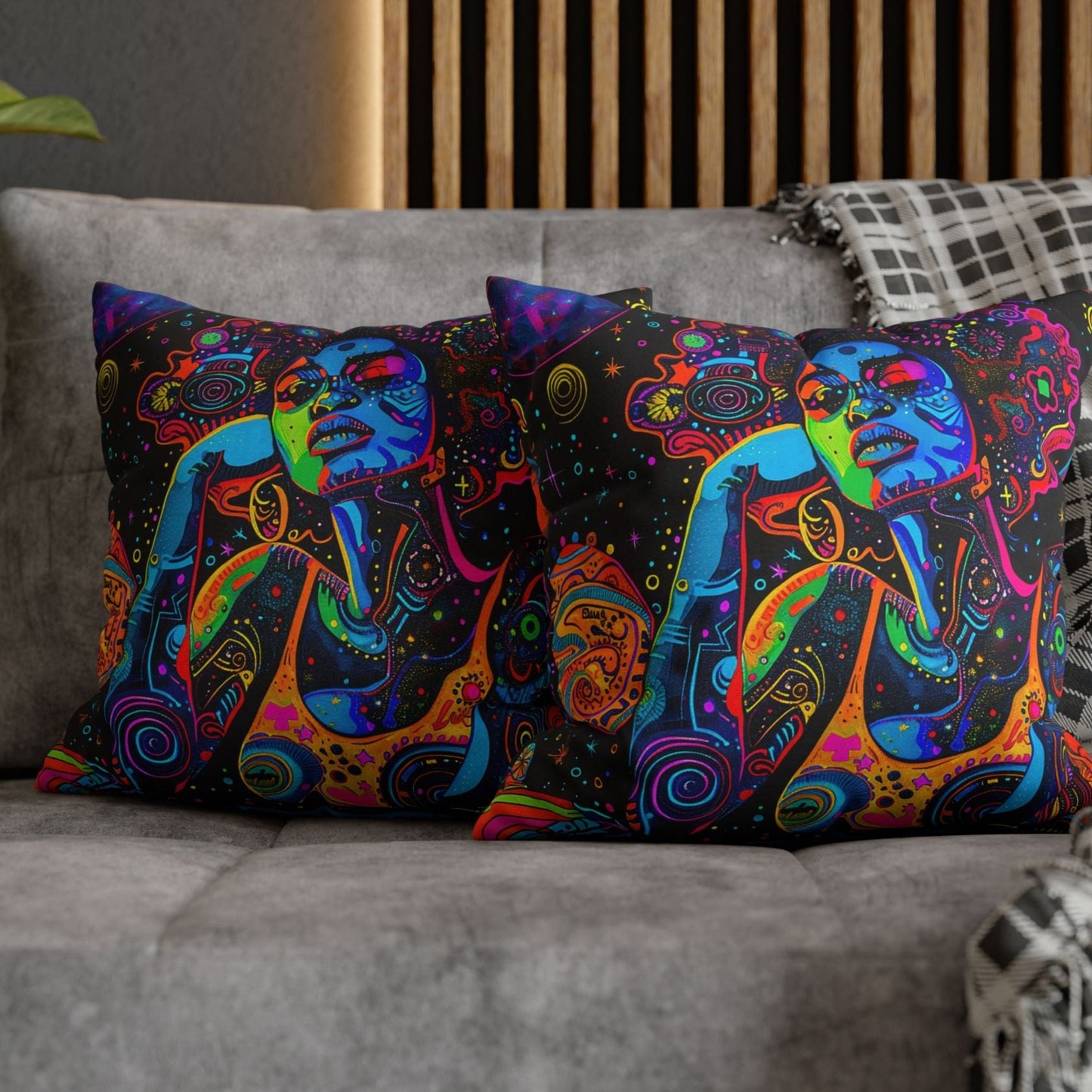 Afro Cosmic Pillow