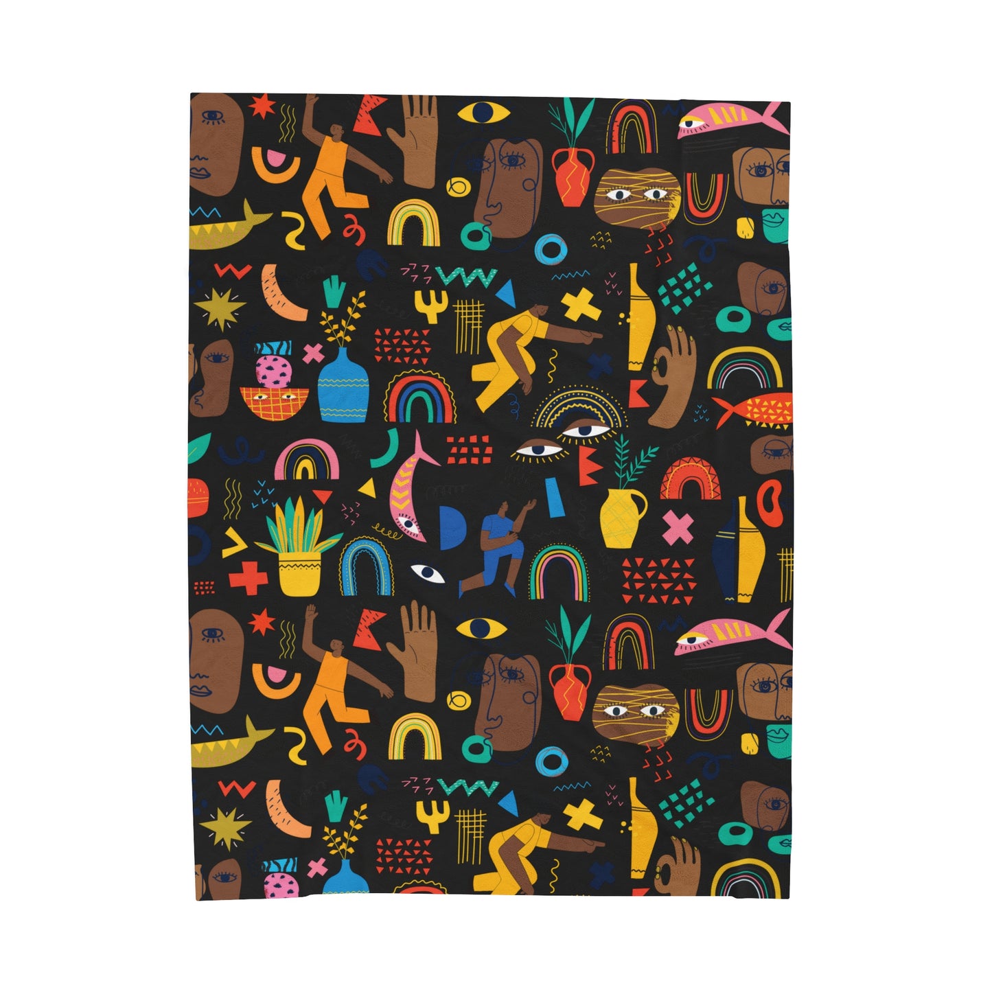 Abstract Pattern Throw Blanket