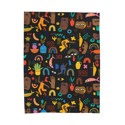 Abstract Pattern Throw Blanket