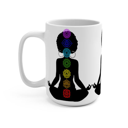 Afro Yoga Chakras Mug