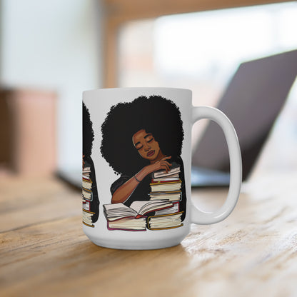 Afro Reader Mug