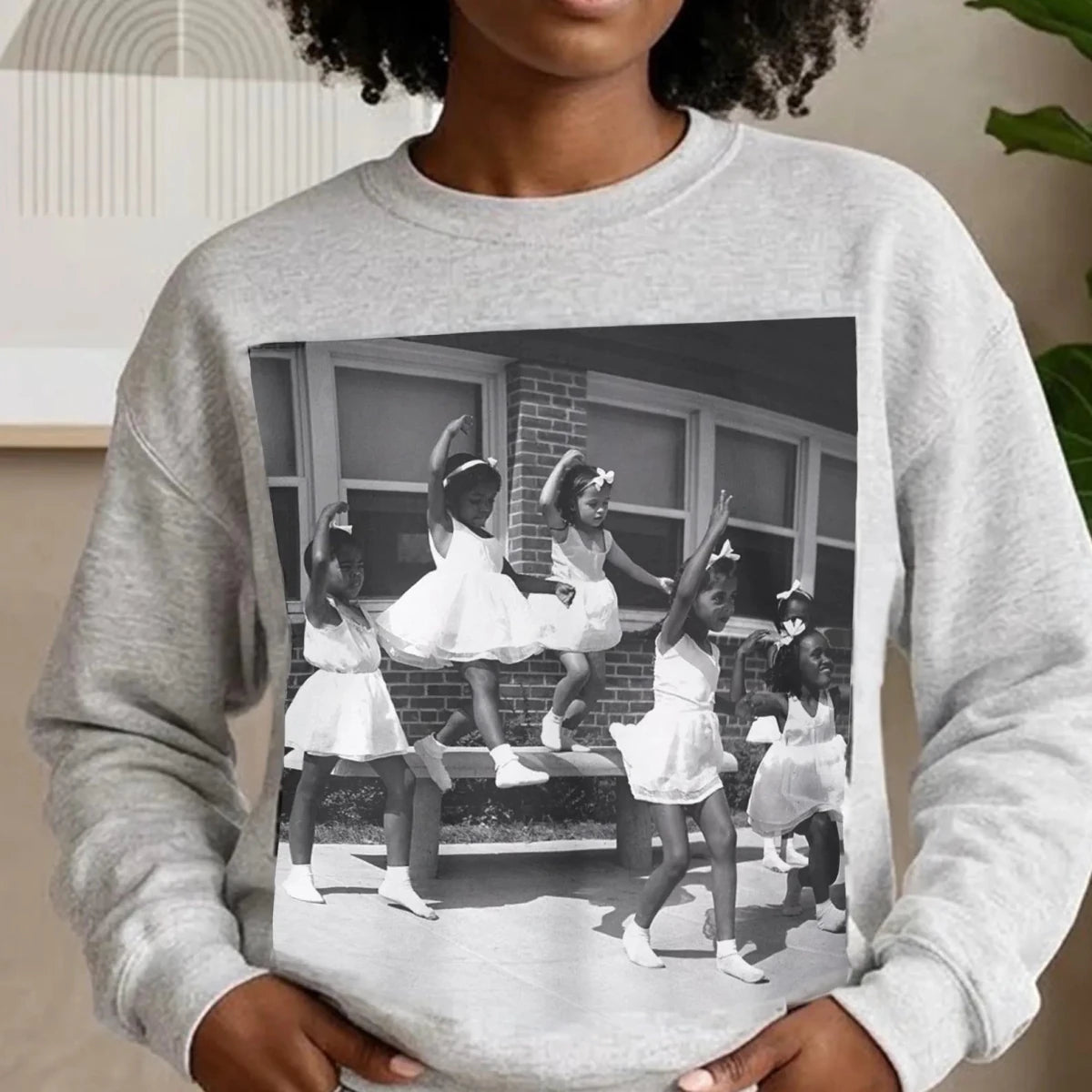 Dancing Black Girls Sweatshirt - Afrocentric Art by The Trini Gee