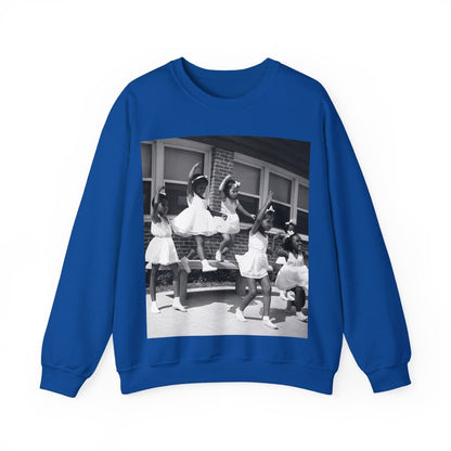 Dancing Black Girls Sweatshirt - Afrocentric Art by The Trini Gee