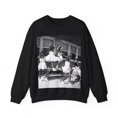 Dancing Black Girls Sweatshirt - Afrocentric Art by The Trini Gee