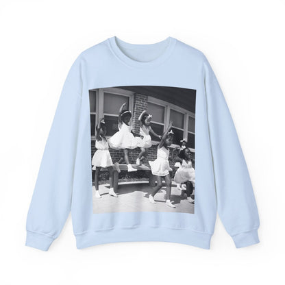 Dancing Black Girls Sweatshirt - Afrocentric Art by The Trini Gee