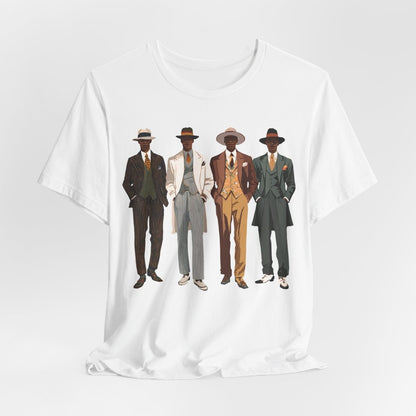 Dapper Gentlemen Shirt - Afrocentric Art by The Trini Gee