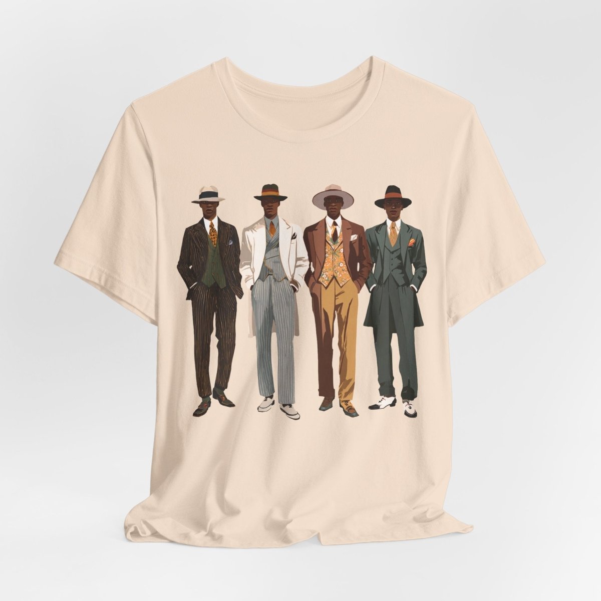 Dapper Gentlemen Shirt - Afrocentric Art by The Trini Gee