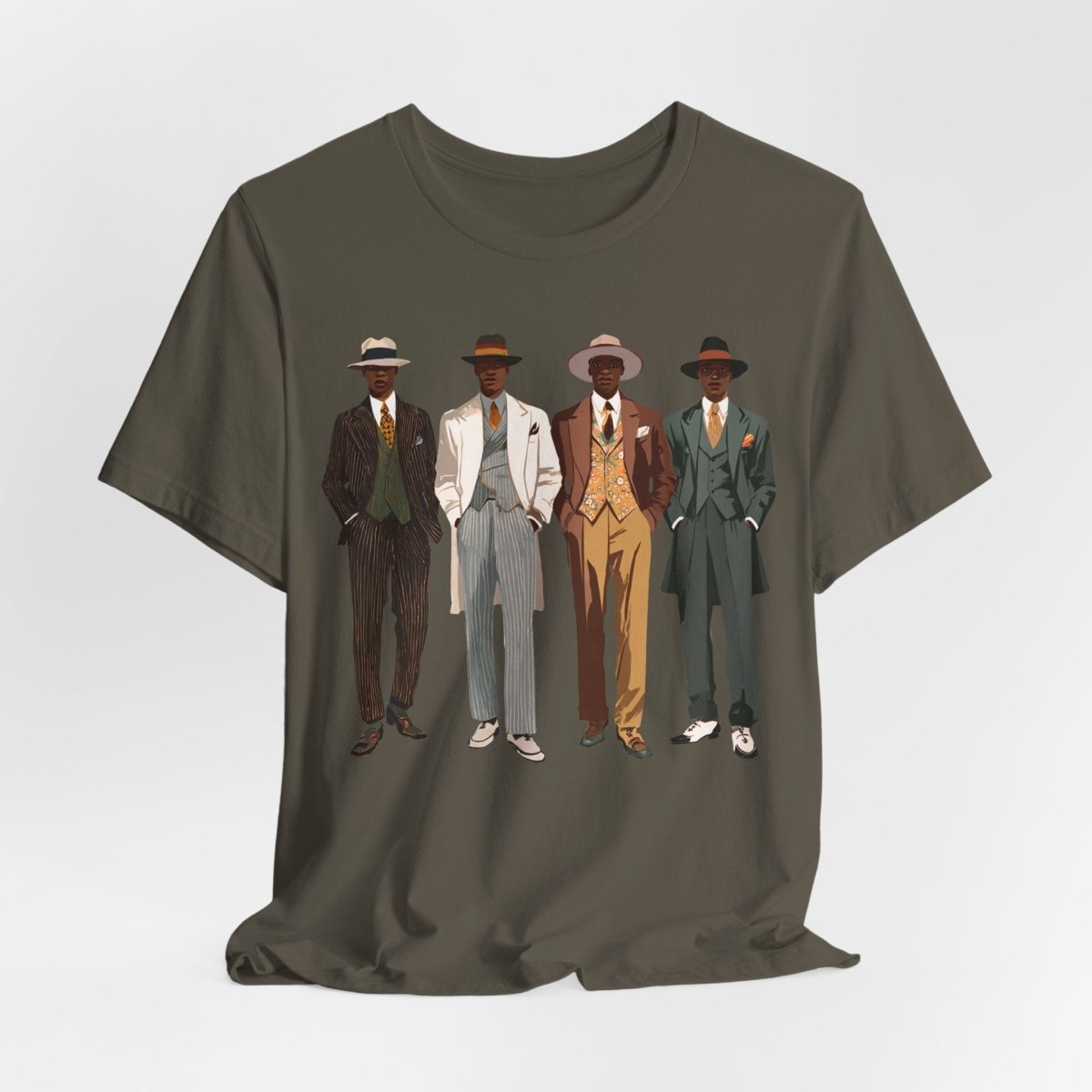 Dapper Gentlemen Shirt - Afrocentric Art by The Trini Gee