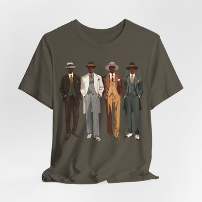 Dapper Gentlemen Shirt - Afrocentric Art by The Trini Gee