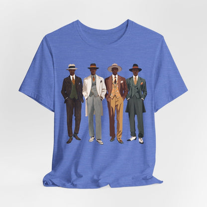 Dapper Gentlemen Shirt - Afrocentric Art by The Trini Gee