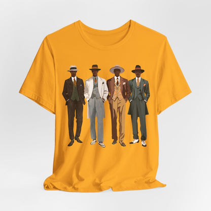 Dapper Gentlemen Shirt - Afrocentric Art by The Trini Gee