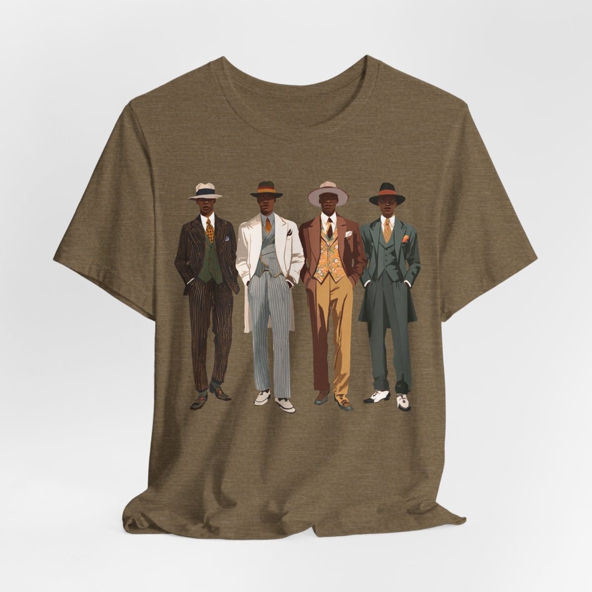 Dapper Gentlemen Shirt - Afrocentric Art by The Trini Gee