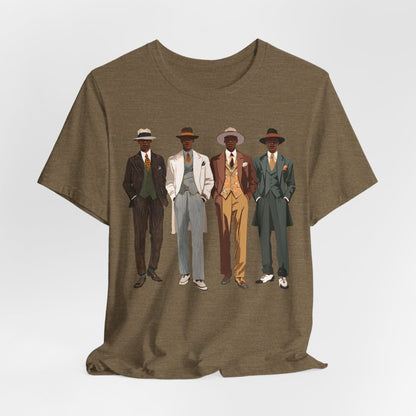 Dapper Gentlemen Shirt - Afrocentric Art by The Trini Gee