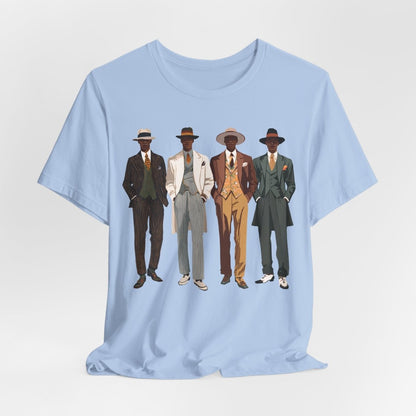 Dapper Gentlemen Shirt - Afrocentric Art by The Trini Gee