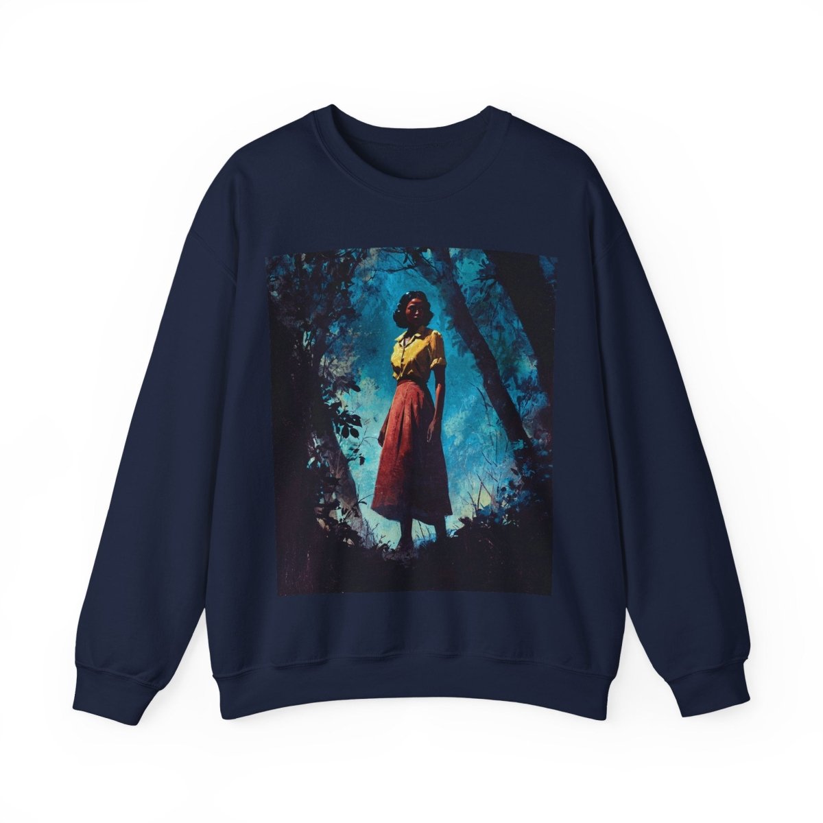 Dark Woods Sweatshirt - Afrocentric Art by The Trini Gee