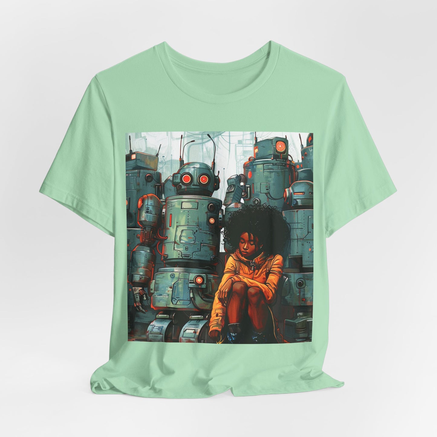 Girl with Bots Shirt