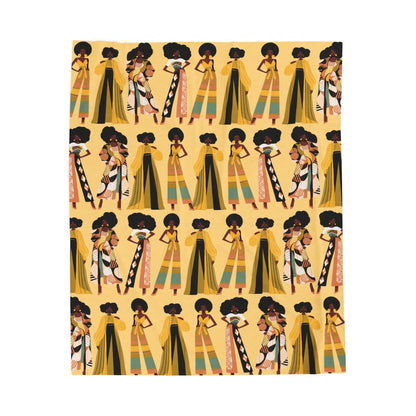 Afro Chic Throw Blanket