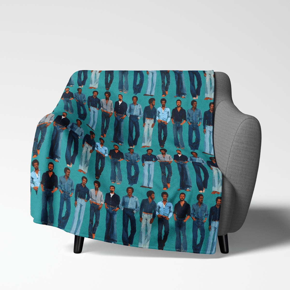 Denim Men Blanket - The Trini Gee