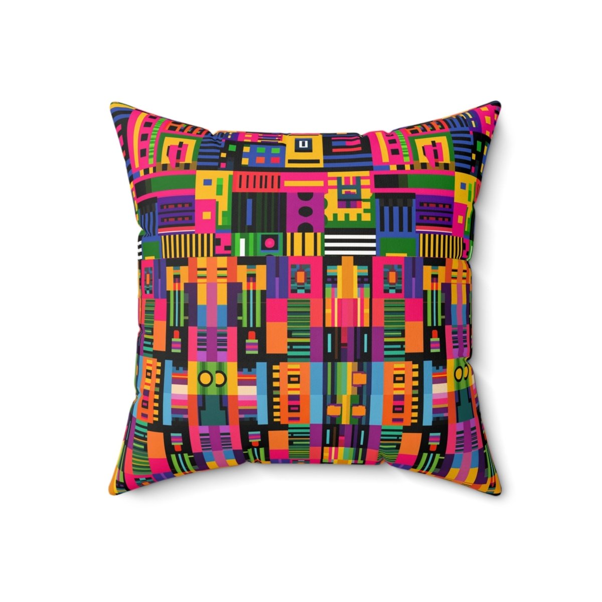 Digital Kente Throw Pillow - Afrocentric Art by The Trini Gee