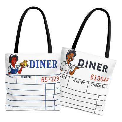 Diner Tote Bag - Afrocentric Art by The Trini Gee