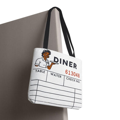 Diner Tote Bag - Afrocentric Art by The Trini Gee