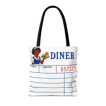 Diner Tote Bag - Afrocentric Art by The Trini Gee