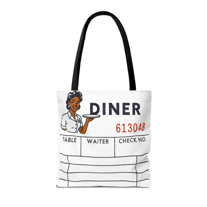 Diner Tote Bag - Afrocentric Art by The Trini Gee