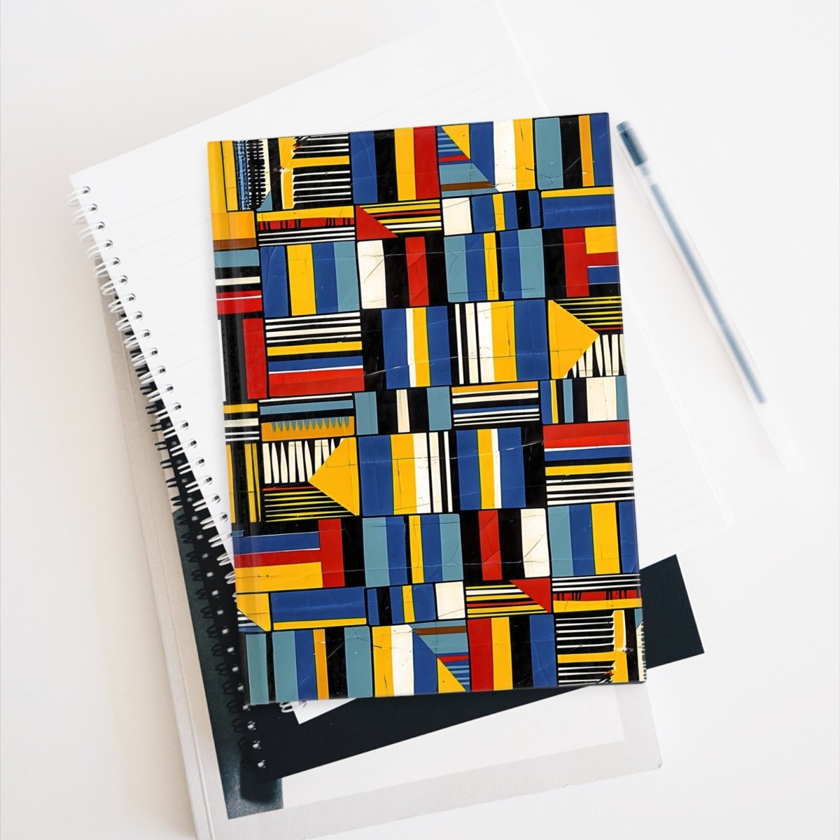 Distressed Geometric Journal - The Trini Gee
