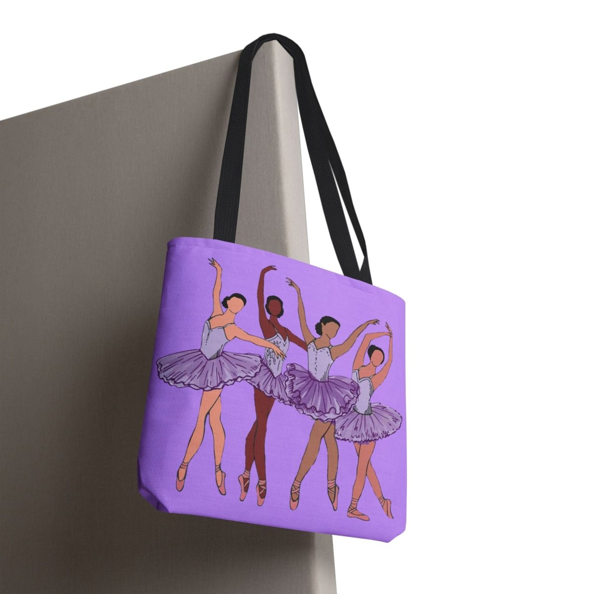 Diverse Ballerinas Tote Bag - Afrocentric Art by The Trini Gee