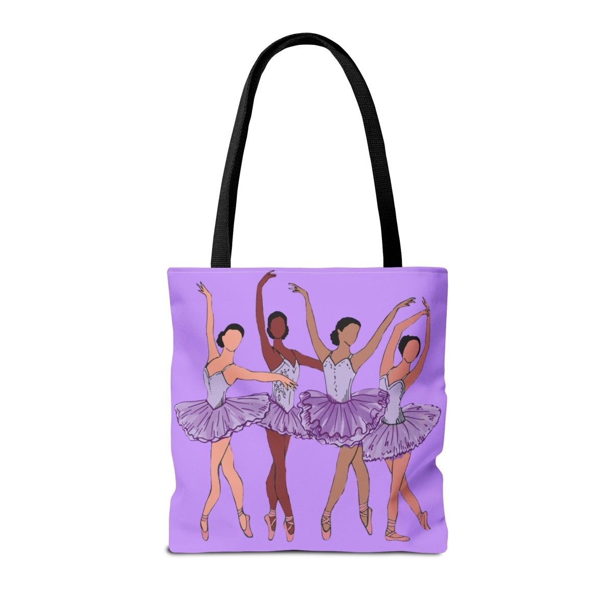 Diverse Ballerinas Tote Bag - Afrocentric Art by The Trini Gee