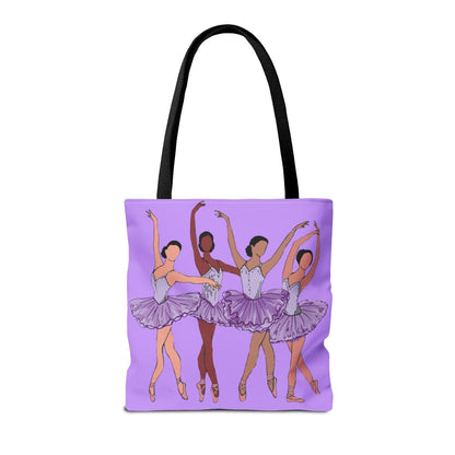 Diverse Ballerinas Tote Bag - Afrocentric Art by The Trini Gee
